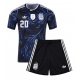 Billige Fotballdrakt Argentina Alexis Mac Allister #20 Replika Bortedraktsett Barn VM 2026 Kortermet (med bukser)